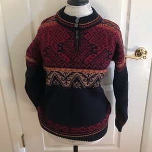 Dale of Norway Wool Pullover Sweater, unisex small